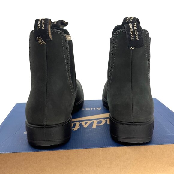 Blundstone Original 1630 Leather High Top Chelsea Boots Rustic Black 3.5 UK NEW - Picture 7 of 10